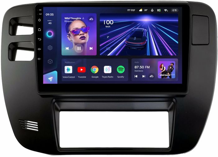Магнитола для Nissan Patrol Y61 1997-2004 - Teyes CC3L монитор 9" IPS на Android 10, 8-ядер, CarPlay, 4G SIM-слот