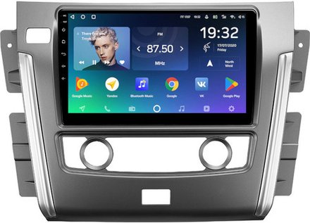 Магнитола для Nissan Patrol Y62 2010-2019 (экран климата внизу) - Teyes CC2 PLUS на Android 10, ТОП процессор, 4Гб+64Гб, 4G SIM-слот