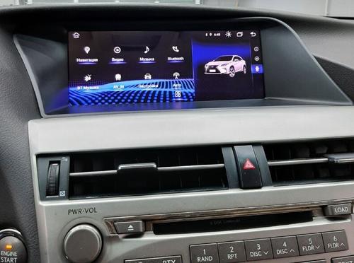 Магнитола для Lexus RX 2009-2012 (монохром) - RDL-LEX-RX-10.25-M-09-12 монитор 10.25" на Android 13, 8Гб+128Гб, CarPlay, 4G SIM-слот, джойстик в комплекте