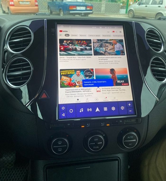 Магнитола для Volkswagen Tiguan 1 2007-2017, Golf Plus - Teyes TPRO 2 монитор 9.7" QLED в стиле "Тесла" на Android 10, TS10, 4G SIM-слот