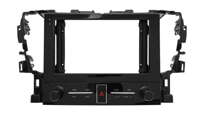 Комплект рамки с разъёмами 10" Toyota Alphard H30, Velfire 2015-2022 с кнопками (JBL более 10 динамиков)