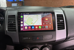 Магнитола для Mitsubishi Outlander XL, Peugeot 4007, Citroen C-Crosser (перфорированная рамка) - CanBox 9-004-1/9-004 Android 10, 8-ядер, SIM-слот