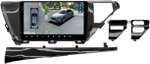 Магнитола для Toyota Camry 70 2017-2021 (без JBL) - FarCar BX1069M-360 монитор 10.36" 2K QLED на Android 13, 6Гб+128Гб, CarPlay, 4G SIM-слот, 4 камеры в комплекте