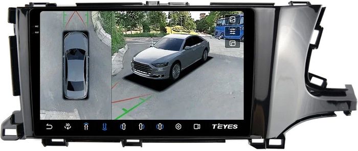 Магнитола для Honda Shuttle 2 2015-2023 - Teyes CC3-2K-360 на Android 10, 2K QLED, 6Гб+128Гб, CarPlay, 4G SIM-слот, 4 камеры в комплекте