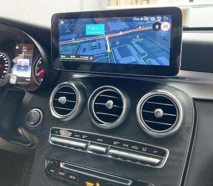 Магнитола для Mercedes-Benz GLE Coupe (C292) 2015-2019 - RDL-7706 монитор 8.4" на Android 13, Быстрая, CarPlay, 4G SIM-слот