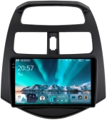Магнитола для Chevrolet Spark M300 2009-2022, Ravon R2 (рамка матовая) - Teyes CC4 монитор 9.2" 2K QLED на Android 14, Snapdragon 680, DSP, CarPlay, 4G SIM-слот