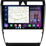 Магнитола для Audi A6 C5 2001-2004 - FarCar S500-TS20 монитор 9.5" 2K QLED на Android 14, Быстрейшая, CarPlay, 4G SIM-слот