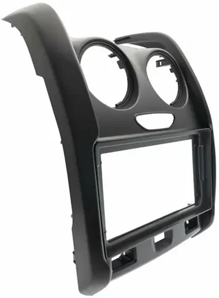 Магнитола для Renault Duster 1 2015-2020, Lada Largus 2021+ (мультируль/джойстик, рамка большая матовая) - FarCar BX9-360-7088TB монитор 9.5" 2K QLED на Android 13, 6+128Гб, CarPlay, 4G SIM-слот, 4 камеры в комплекте