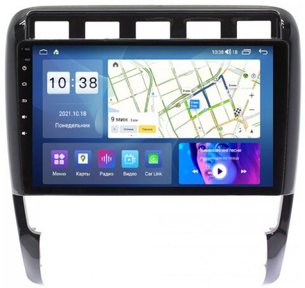 Магнитола для Porsche Cayenne 2002-2010 - Parafar PF954LUX1UHD на Android 13, QLED, ТОП процессор, 8Гб+128Гб, CarPlay, 4G SIM-слот