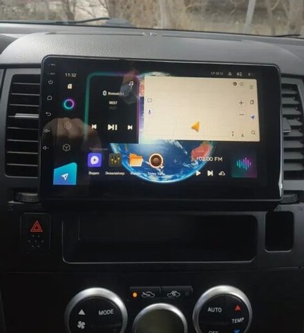 Магнитола для Nissan Tiida C11 2004-2013 (климат с круглым экранчиком) - Canbox 9-1744 Qled, Android 10, ТОП процессор, SIM-слот