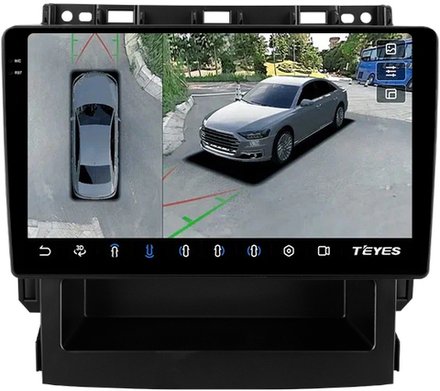 Магнитола для Subaru 2017+ Forester 5, XV 2, Impreza 5 (поддержка Harman) - Teyes CC3-2K-360 на Android 10, 2K QLED, 6Гб+128Гб, CarPlay, 4G SIM-слот, 4 камеры в комплекте
