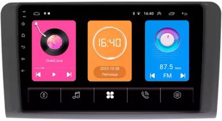 Магнитола для Mercedes-Benz GL (X164), ML (W164) 2005-2012 (матовый) -  GT9-9149 на Android 10, 2ГБ-16ГБ