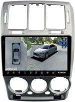 Магнитола для Hyundai Getz 2002-2011 (рамка серебро) - Teyes CC3-2K-360 на Android 10, Быстрая, 2K QLED, CarPlay, 4G SIM-слот, 4 камеры в комплекте