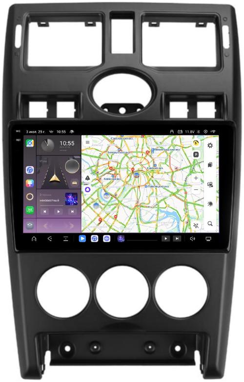 Магнитола для Lada Priora 2007-2013 (рамка черная) - Kuberg OL-9066-1 QLed+2K, Android 13, TS20, CarPlay, 4G SIM-слот