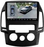 Магнитола для Hyundai i30 2007-2012 (кондиционер) - Teyes CC3-2K-360 на Android 10, Быстрая, 2K QLED, CarPlay, 4G SIM-слот, 4 камеры в комплекте