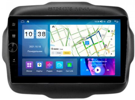 Магнитола для Jeep Renegade 2014-2021 - Parafar PF089FHDAV на Android 13, 8-ядер, 2Гб+32Гб, CarPlay, 4G SIM-слот