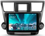 Магнитола для Toyota Highlander 2 XU40 2007-2013 (крутилки активные) - Teyes CC4 монитор 10.36" 2K QLED на Android 14, Snapdragon 680, DSP, CarPlay, 4G SIM-слот
