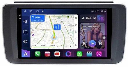 Магнитола для Nissan Leaf 2 ZE1 2017-2024+ - FarCar BM9-9632 монитор 9.5" QLED на Android 14, TS10, 4+32Гб, CarPlay, 4G SIM-слот