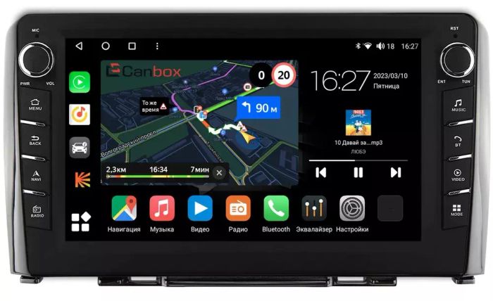 Магнитола для Great Wall Hover H6 2012-2017 - Canbox 9-381 Android 10, Быстрая, CarPlay, 4G SIM-слот