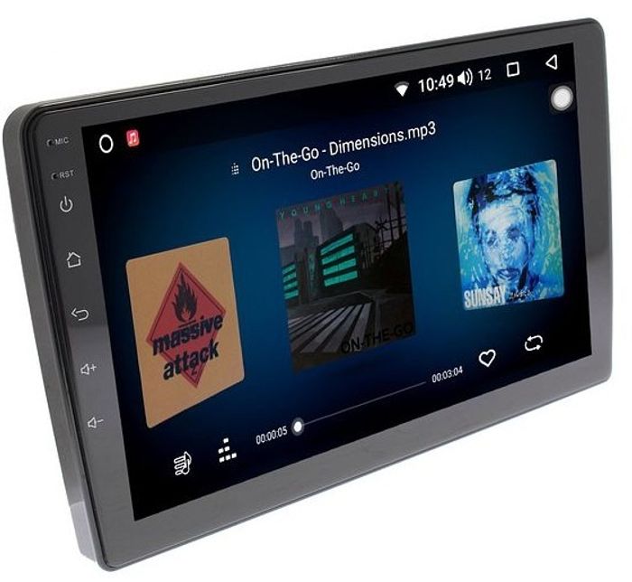 Магнитола для Mitsubishi (206x105мм) - Vaycar VA47-0935 на Android 13, Быстрая, 4G SIM-слот