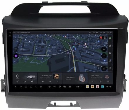 Магнитола для KIA Sportage 2010-2016 - Kuberg OL-9735 QLed+2K, Android 13, UIS7870 (DUDU7), CarPlay, SIM-слот