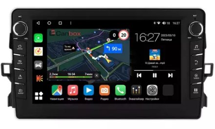 Магнитола для Toyota Auris 2006-2012 - Canbox 9427 Android 10, ТОП процессор, CarPlay, 4G SIM-слот