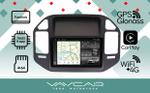 Магнитола для Mitsubishi Pajero 3, Montero 3 1999-2006 (рамка черная) - Vaycar VA47-1019-2K на Android 13, Быстрая, 2K QLED, CarPlay, 4G SIM-слот