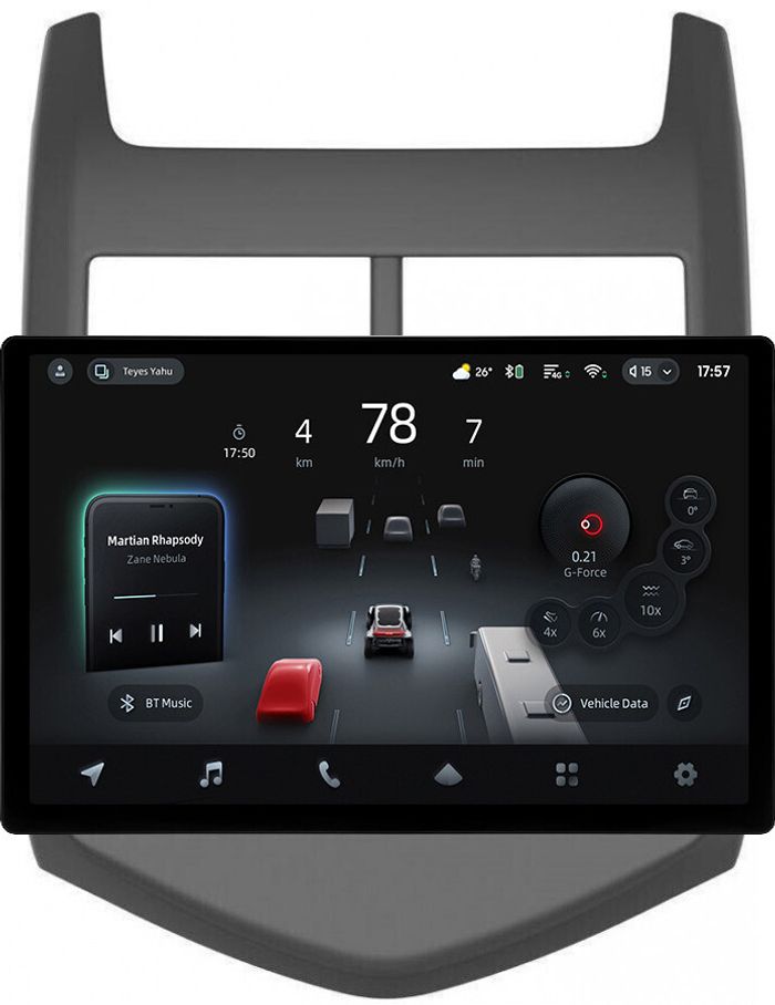 Магнитола для Chevrolet Aveo 2 2012-2015 - Teyes CC4-PRO монитор 13" 2K QLED на Android 13, Snapdragon 778G, ИИ, CarPlay, DSP, 4G SIM-слот