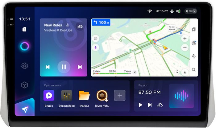 Магнитола для Mitsubishi Xpander, Xpander Cross (рамка под 10") - Teyes CC3-2K QLed Android 10, Быстрая, SIM-слот, CarPlay