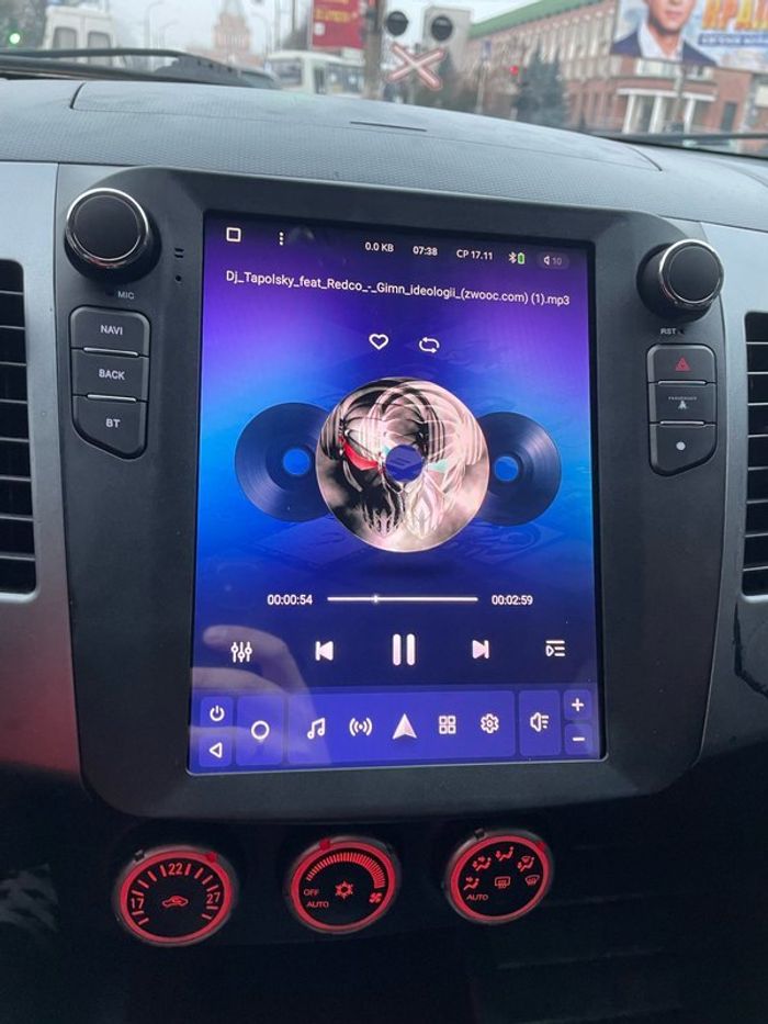 Магнитола для Mitsubishi Outlander 2 / XL 2005-2012 (Rockford) - Teyes TPRO 2 монитор 9.7" QLED в стиле "Тесла" на Android 10, TS10, 4G SIM-слот
