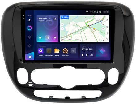 Магнитола для KIA Soul 2 2014-2019 (климат на штатном экране) - Teyes CC3-2K QLed Android 10, ТОП процессор, SIM-слот, CarPlay
