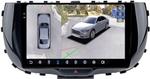 Магнитола для KIA Soul 3 2019+ - FarCar BX1214M-360 монитор 9.5" 2K QLED на Android 13, Быстрая, CarPlay, 4G SIM-слот, 4 камеры в комплекте