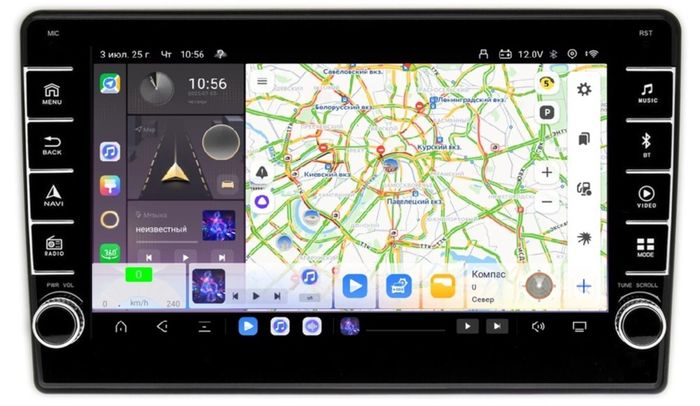 Магнитола для Citroen Berlingo / Peugeot Partner 2008-2022, 3008 2010-2017 - Kuberg SF-9309 (кнопки и крутилки) Android 13, TS20, 6+128Гб, CarPlay, 4G SIM-слот