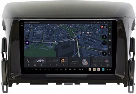 Магнитола для Mitsubishi Eclipse Cross (взамен 206х105мм ШГУ под козырьком) - Kuberg OL-1570 QLed+2K, Android 13, UIS7870 (DUDU7), CarPlay, SIM-слот