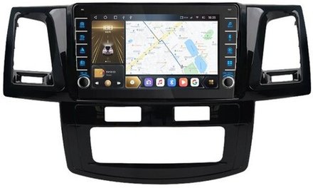Магнитола для Toyota HiLux 2011-2015 - Kuberg OL-9603 (кнопки и крутилки), Android 12, TS10, CarPlay, 4G SIM-слот