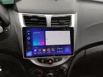 Магнитола для Hyundai Solaris 1 2010-2016 (рамка серебро) - Teyes CC4 монитор 9.2" 2K QLED на Android 14, Быстрейшая, Snapdragon 680, DSP, CarPlay, 4G SIM-слот