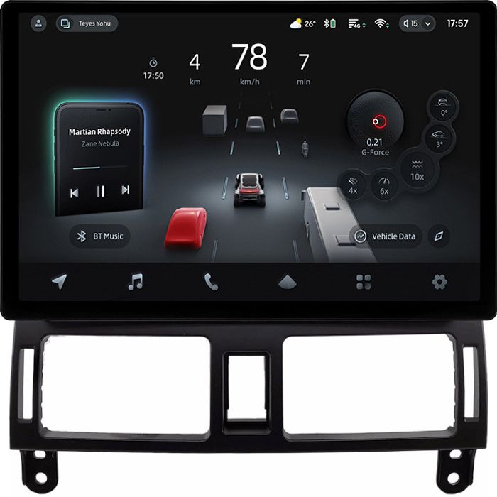 Магнитола для Toyota Avensis T250 2003-2009 (рамка наверх) - Teyes CC4-PRO монитор 13" 2K QLED на Android 13, Быстрейшая, Snapdragon 778G, ИИ, CarPlay, DSP, 4G SIM-слот