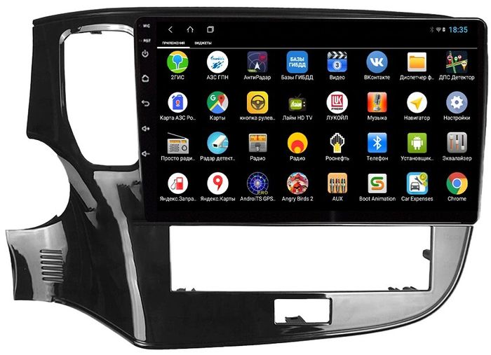 Магнитола для Mitsubishi Outlander 3 2020-2022 - Parafar PF229XHD на Android 13, 8-ядер, 4Гб+64Гб, CarPlay, 4G SIM-слот