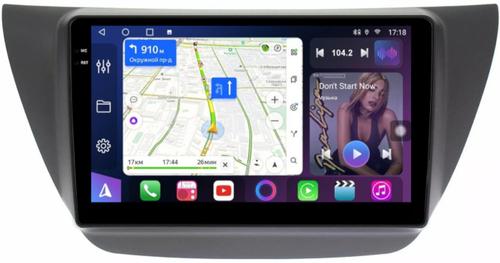 Магнитола для Mitsubishi Lancer 9 (CS), Cedia, Evolution 7-9 (CT) - FarCar BM3060M монитор 9.5" QLED на Android 14, TS10, 4+32Гб, CarPlay, 4G SIM-слот