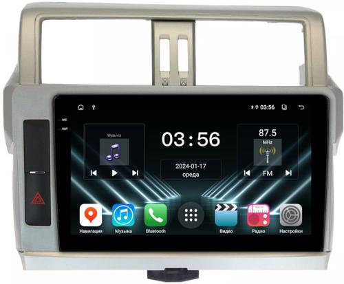 Магнитола для Toyota Land Cruiser Prado 150 2014-2017 - FarCar DX347/531M монитор 10.36" IPS на Android 13, 4+64Гб, CarPlay