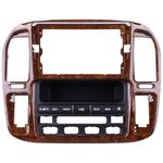 Комплект рамки с разъёмами 9" Lexus LX470 For Toyota Land Cruiser LC 100 (F4) 1998-2003 климат на цветном экране, дерево с кнопками