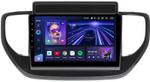 Магнитола для Hyundai Solaris 2 2020-2022 (штатная навигация) - Teyes CC3 на Android 10, Быстрая, QLED, CarPlay, 4G SIM-слот