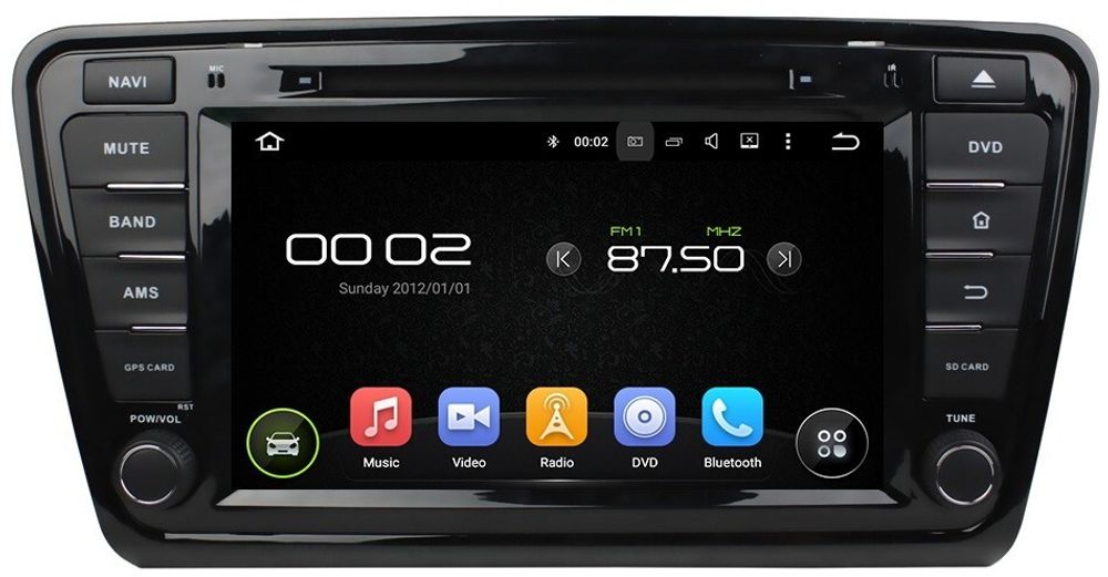 Магнитола для Skoda Octavia A7 2013-2020 - Kuberg KD-8035-P5-32 на Android 10, 8-ядер, 4ГБ-32ГБ