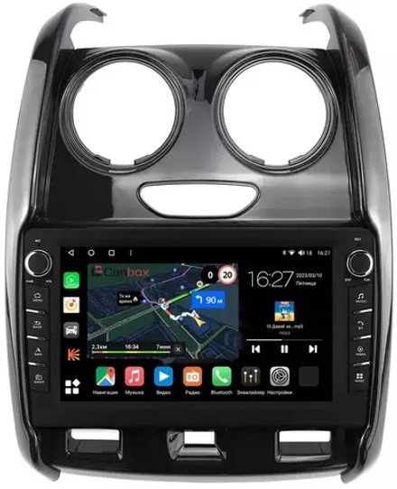 Магнитола для Renault Duster 2015-2020, Lada Largus 2021+ - Canbox 9-RE046N Android 10, ТОП процессор, CarPlay, 4G SIM-слот