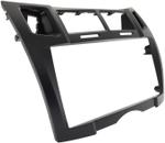 Магнитола для Toyota Vitz 2, Yaris 2 2005-2011 (рамка черная тип 2) - FarCar GX9-9647F2B монитор 9.5" 2K QLED на Android 14, TS20, 6+128Гб, CarPlay, 4G SIM-слот