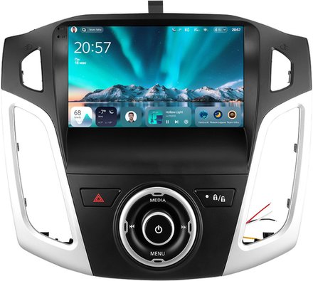 Магнитола для Ford Focus 3 2011-2019 (рамка тип 1) - Teyes CC4 монитор 9.2" 2K QLED на Android 14, Snapdragon 680, DSP, CarPlay, 4G SIM-слот