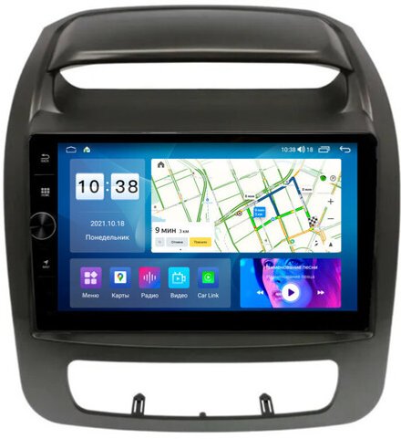 Магнитола для KIA Sorento 2 XM 2012-2020 c экраном климата снизу - Parafar PF224T1LUX1FHDAV на Android 13, 8-ядер, 2Гб+32Гб, CarPlay, 4G SIM-слот