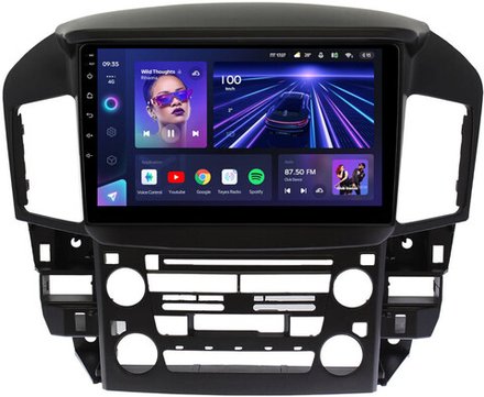Магнитола для Lexus RX300 U10, Toyota Harrier 1 1997-2003 (взамен монохрома) - Teyes CC3 Android 10, ТОП процессор, 4/32 Гб, CarPlay, SIM-слот