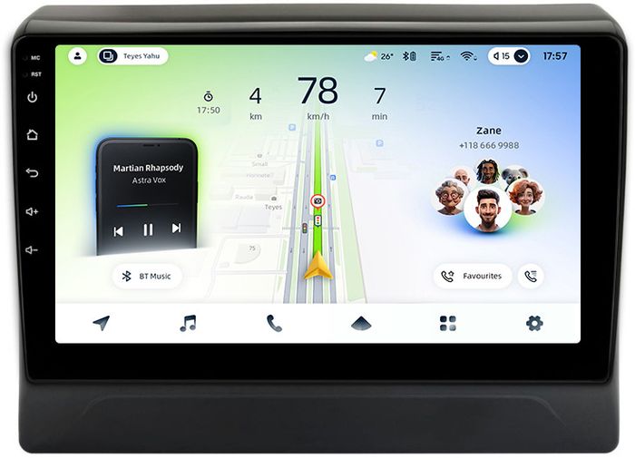 Магнитола для Mitsubishi Delica D5 2019+ - Teyes CC4L монитор 10" IPS на Android 14, Snapdragon 662, CarPlay, 4G SIM-слот