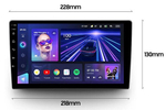 Магнитола для 9" рамки - Teyes CC3 монитор 9" QLED на Android 10, ТОП процессор, 4+32Гб, CarPlay, 4G SIM-слот